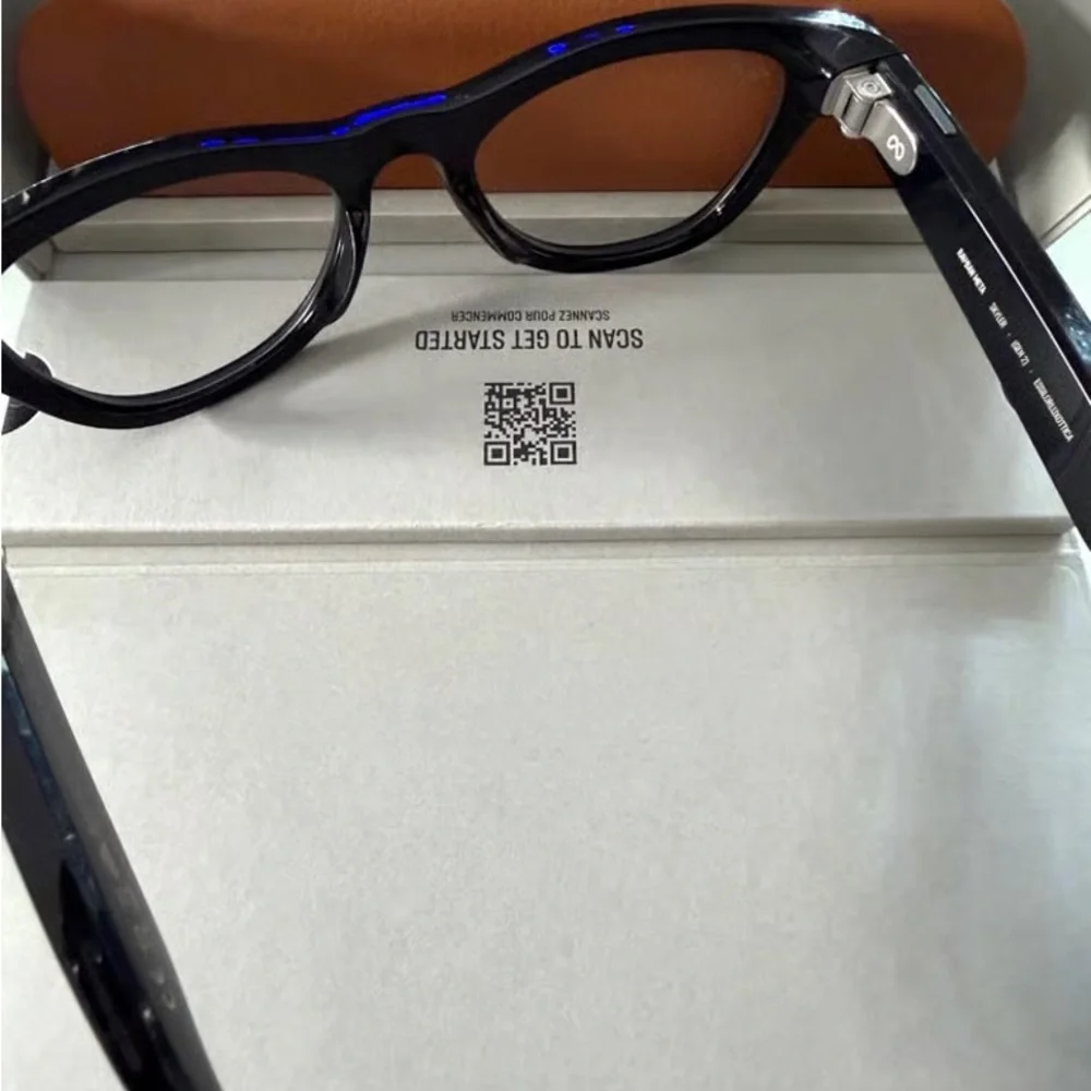 Ray-Ban Glossy Black Cat-Eye Optical Glasses